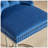 2PCS Counter Height Velvet Barstools With Button Back-701211179