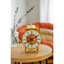 Laika Oak Slice Table Clock: Home Goods