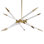 Titus 10 - Light Sputnik Modern Linear LED Chandelier