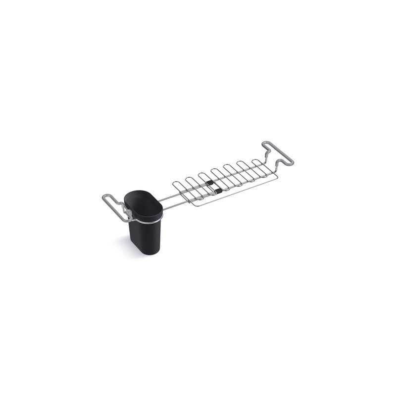 Tablette utilitaire pour évier de cuisine, Anthracite