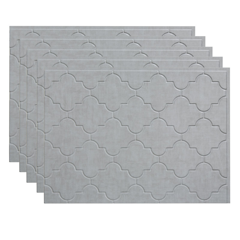 Panneau de dosseret décoratif en vinyle 18 po x 24 po FASÄDE Monaco, Cachemire