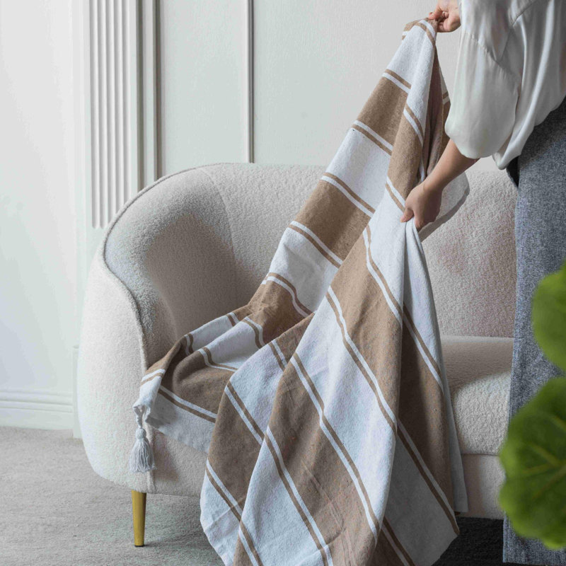 50x60" Carson Striped Throw Blanket, 2 Pack