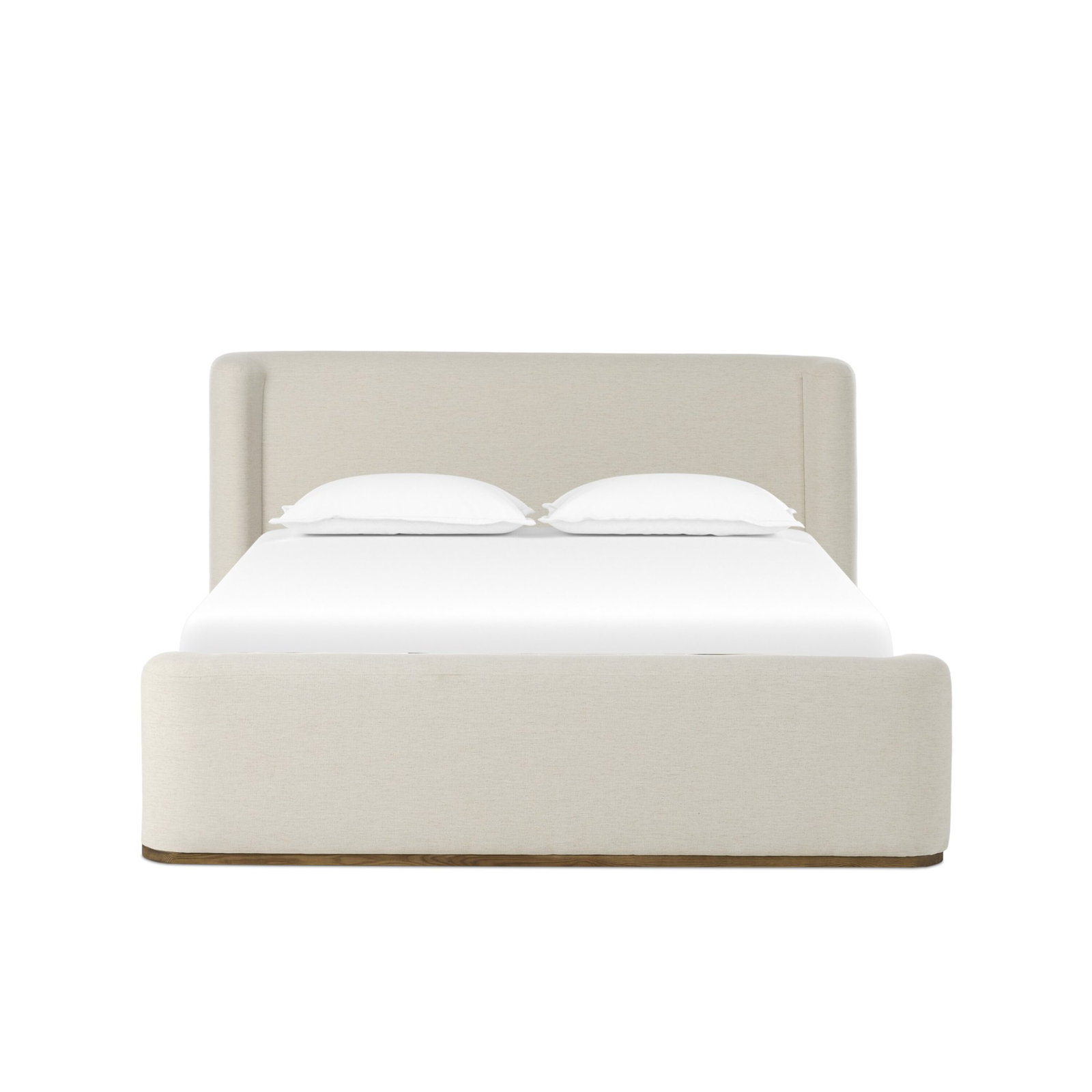 Fane Wingback Bed, King, Crypton Nomad Snow