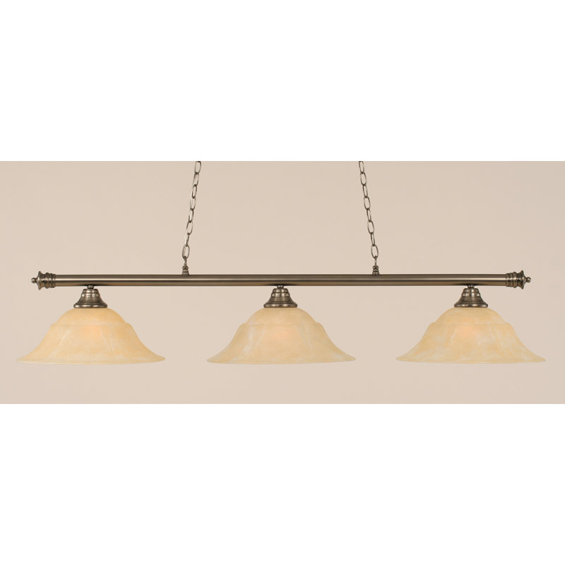 Barre d'éclairage à 3 lumières avec verre en marbre blanc 16 po Mendez, H 11,25 po x l 56 po, Blanc, Chrome et noir mat