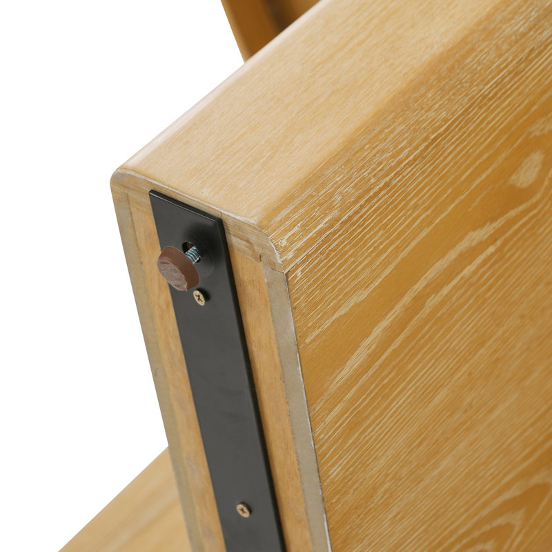 Table de salle à manger extensible Trexm, table de cuisine de ferme moderne avec base piédestal et patins réglables pour la salle à manger, cuisine (naturel)