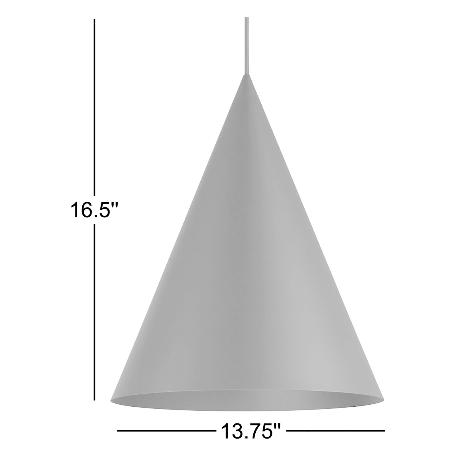 Celsa Single Light Pendant, Black