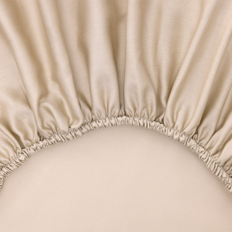 Triomphe Fitted Sheet, Tan, Full Fitted Sheet