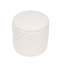 Repose-pieds rond avec rangement en chenille avec couvercle capitonné, tabouret d'appoint rembourré, l 15 po x P 15 po x H 15 po-2106124830