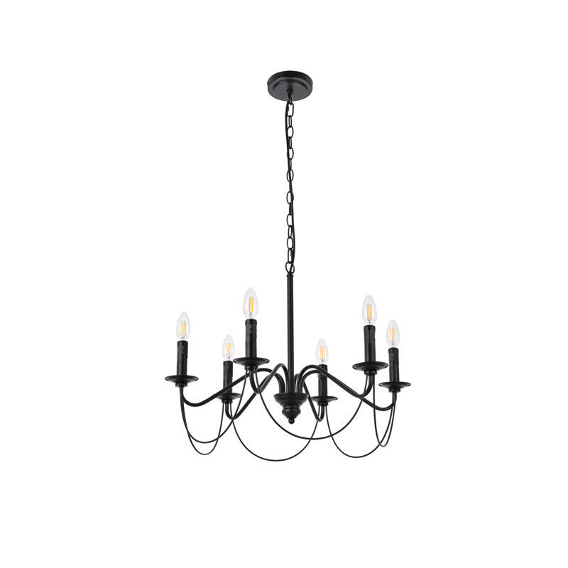 Kirksey 6 - Light Pendant, Black