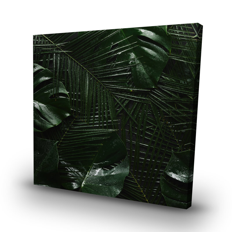 Tropical jungle - 32"x32" art on canvas