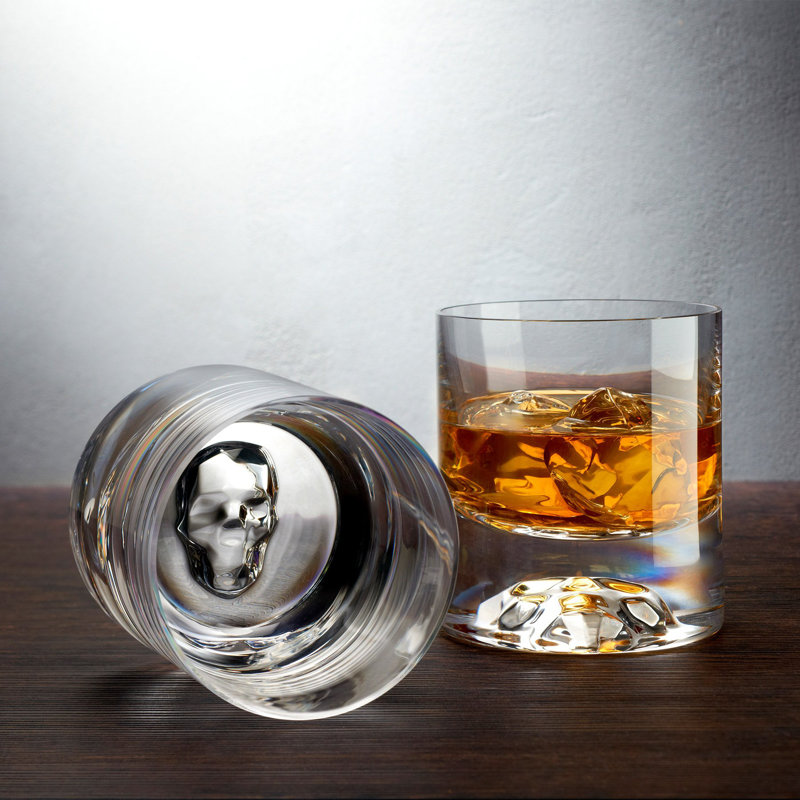 Ensemble de 2 verres à whisky en cristal sans plomb Shade