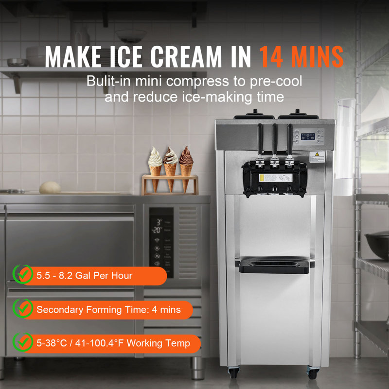 Vevor 4.3-Qt. Ice Cream Maker
