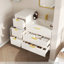 Armoire flottante murale multifonctionnelle avec tiroirs-1938599720