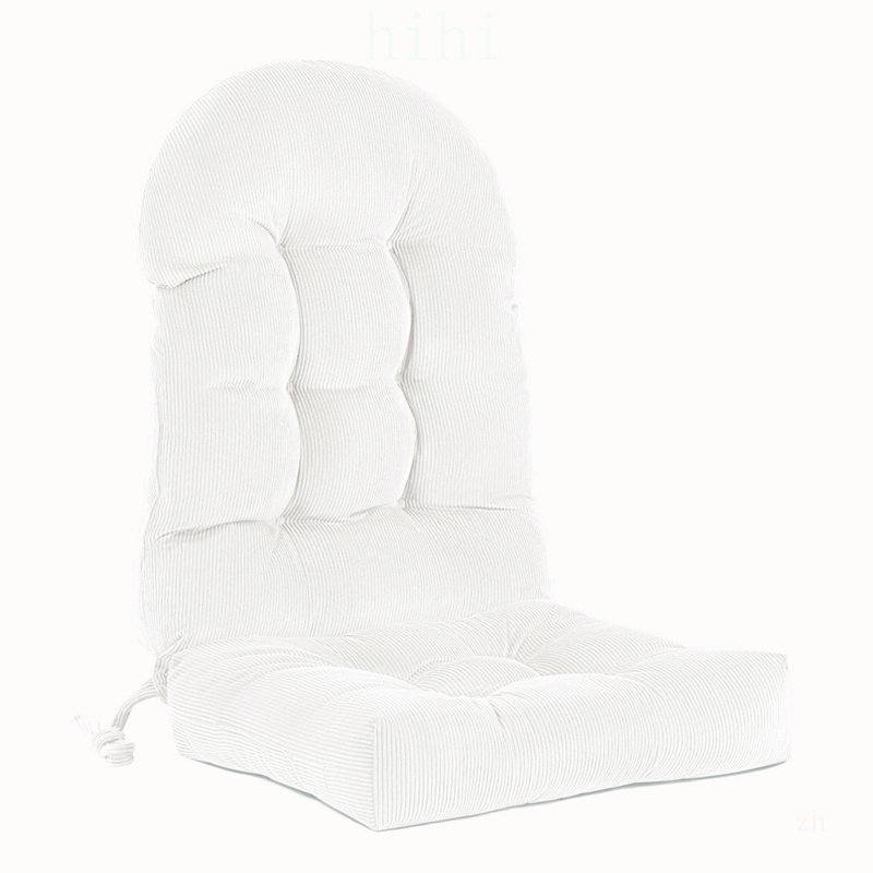 Coussin de chaise intérieur/extérieur résistant aux UV - Imperméable, inaltérable, avec dos élastique et attaches antidérapantes