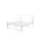 Modern Queen Size Metal Bed Frame, Headboard & , White, Silent, Easy Installation, No Box Spring Needed, 600 Lbs Weight Bearing - And For Extra Support, Quiet Nights