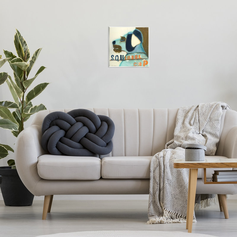 Plaque murale humoristique «Squirrel Cop Dog» par Stacy Milrany