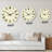 Beige Triangluar Rhythm - Patterned Wall Clock-1422439439