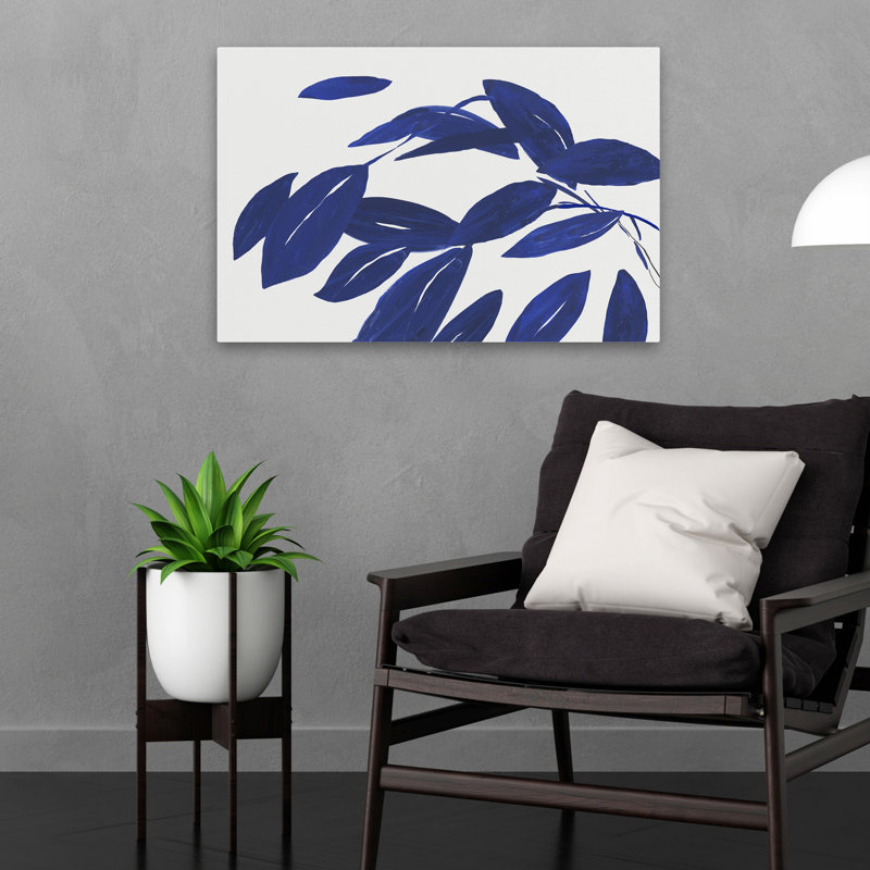 Plantes, fleurs, abstrait, paysage, nature, jour joyeux II, art mural, H 16 po x l 24 po