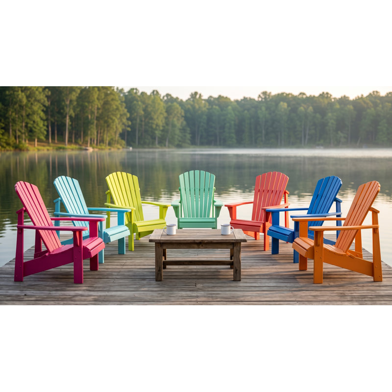 Weathercraft Classic Adirondack Chair, Solid Wood Pressure-Treated Pine with Curved Comfort Back and Contoured Seat, 15 Sherwin-Williams Finish Options, Made in USA