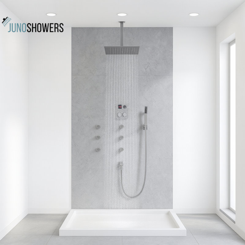 Robinet de lavabo en chrome poli durable avec valve en céramique et aérateur économiseur d'eau