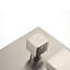 Motif à 1 jet 11,8 po Pomme de douche double fixe et à main avec 12 po Niche 1,8 GPM en nickel brossé