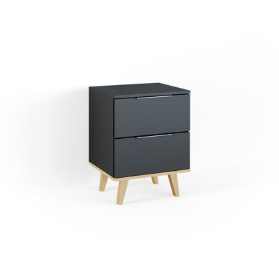 Cadee 46cm W Manufactured Wood Bedside Table