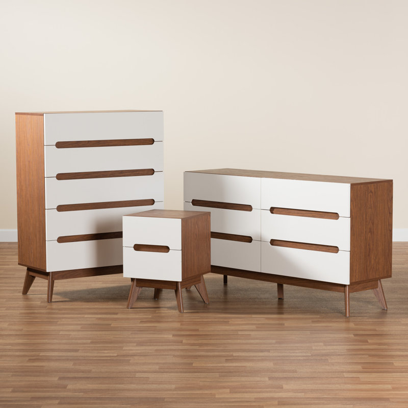 Commode double 13 tiroirs l 55,98 "