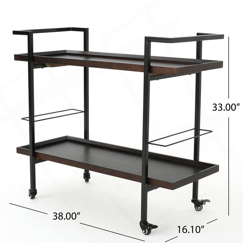 Versatile And Stylish Bar Cart For Organizing And Displaying