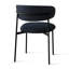 Chaise rembourrée avec pieds en métal-1586868643