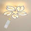 Hyslop Dimmable 5-Light 55cm LED Integrated Semi Flush Mount with Remote Control-354949951