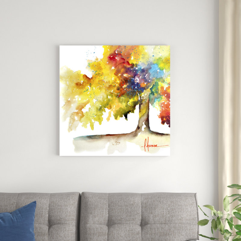 Rainbow Trees I, H 30 po x l 30 po x P 1,25 po