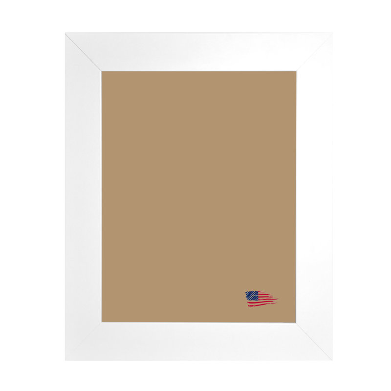 Cadre photo large Shane William, Blanc, 13 po x 10 po