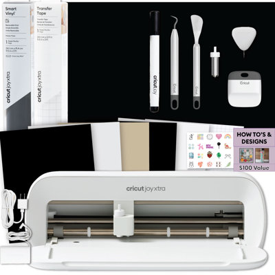 Cricut Joy Xtra Smart Cutting Machine with Vinyl and Tools