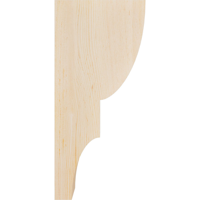 Corbeau Ridgewood, H 22 po x l 3,5 po x P 10 po, Sapin de Douglas, Lisse