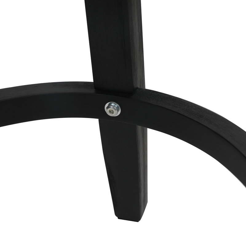 Swivel Bar Stool, Black