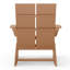 Chaise Adirondack moderne en poly (ensemble de 2), noir-1743975807