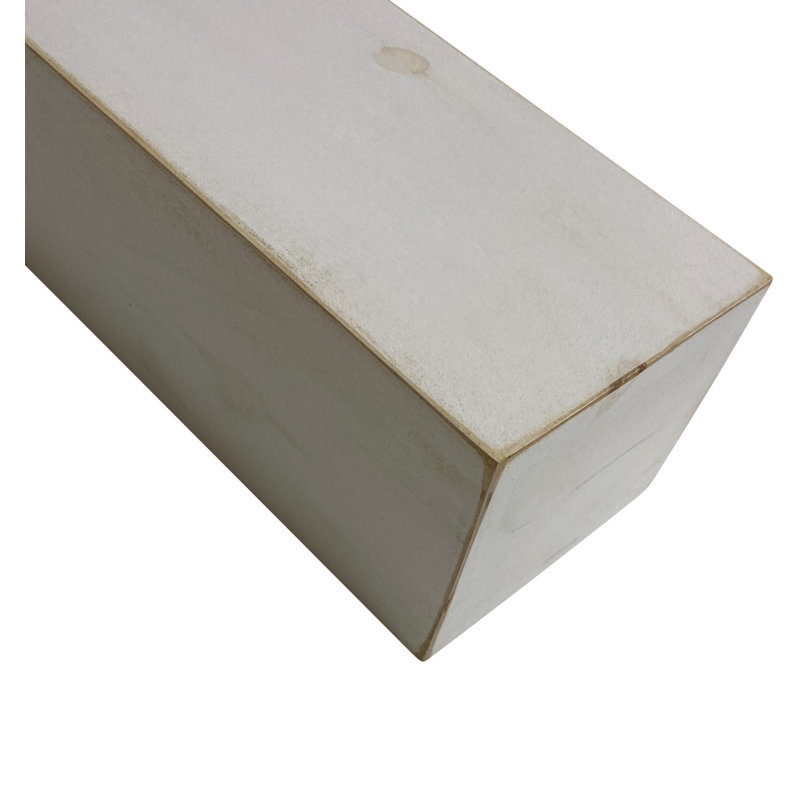 Tablette de cheminée Dulcia, Blanc vieilli, H 6,5 po x l 60 po x P 8 po