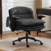 Black Faux Leather