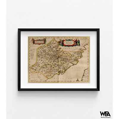 Fukien-China, Antique Chinese Map Print, Chinese Region Wall Decor, China Wall Art, Chinese Style Office Idea, Old Map Of China Print