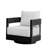 Everlee Metal Outdoor Swivel Chair