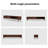 High quality black walnut TV cabinet