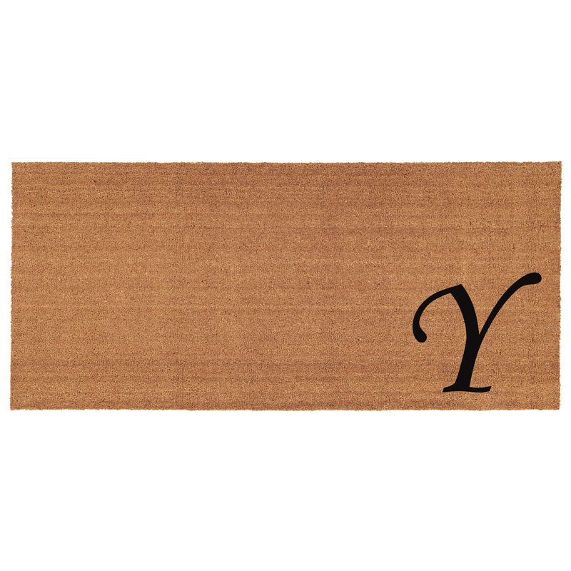 Zebrowski Non-Slip Doormat, Y, Rectangle 2' x 4'