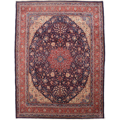 Tapis oriental rétro 10 x 13