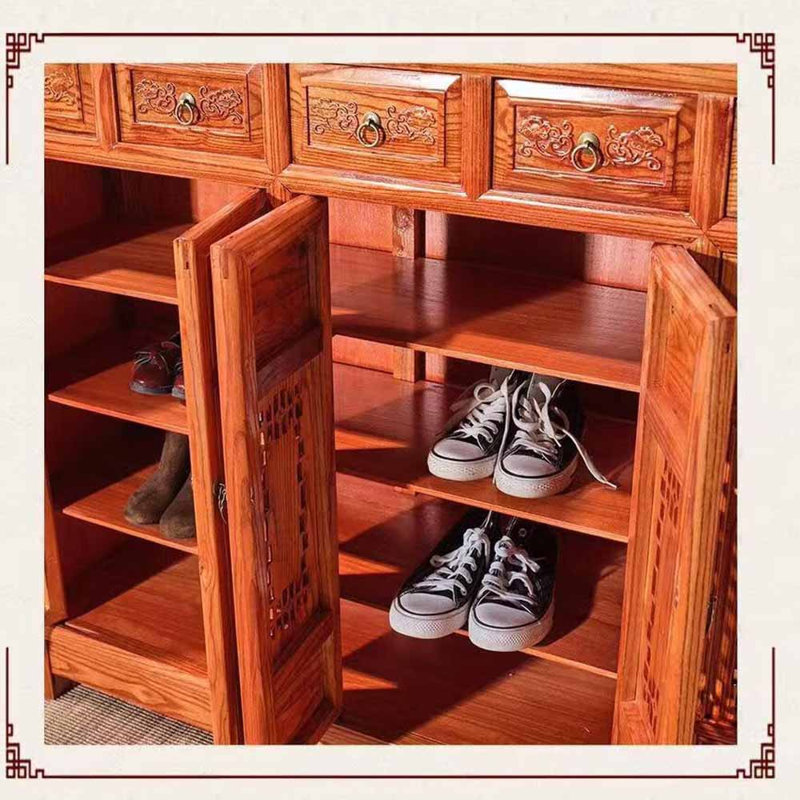 Range-chaussures respirant de style chinois