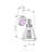 Avelina 1-Light Dimmable Armed Sconce