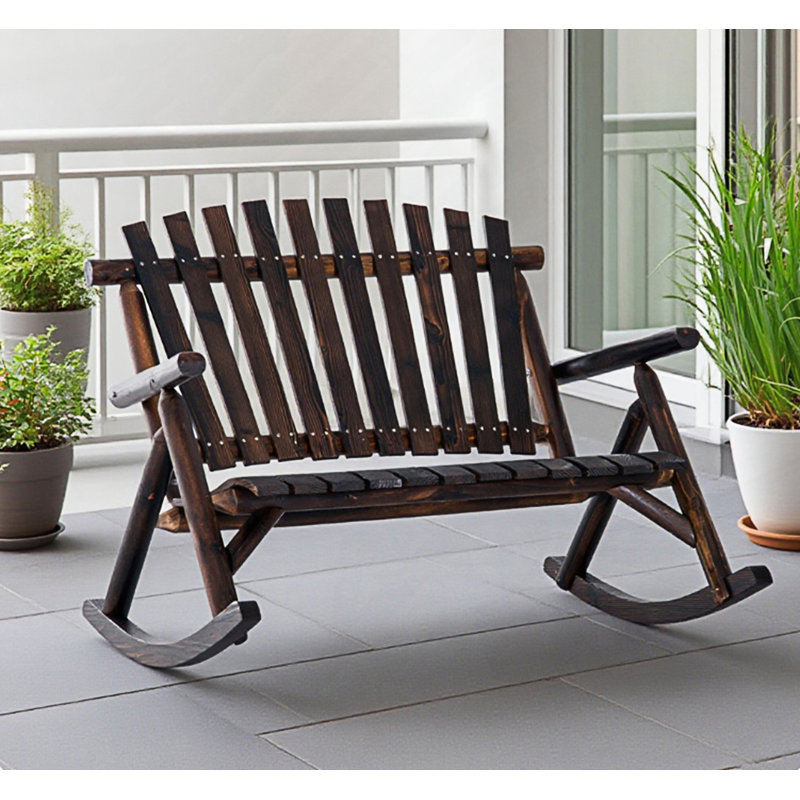 Chaise berçante Adirondack, chaise berçante d'extérieur