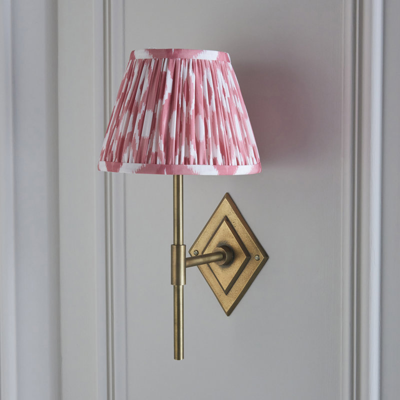 Berra Steel Armed Sconce, Orange