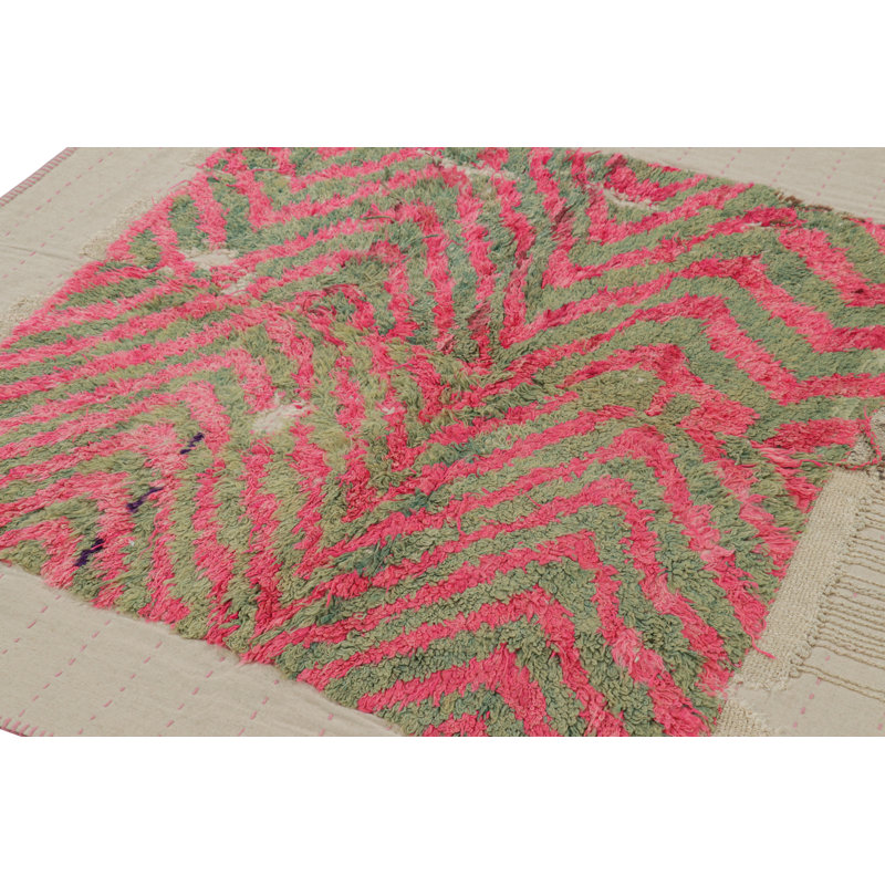 One-of-a-Kind 5'x5'4” Hand Knotted Area Rug