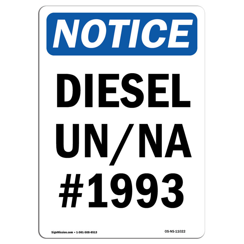 Enseigne gazole «Na»