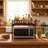 Neveen Wood Microwave Stand, Shelving Rack